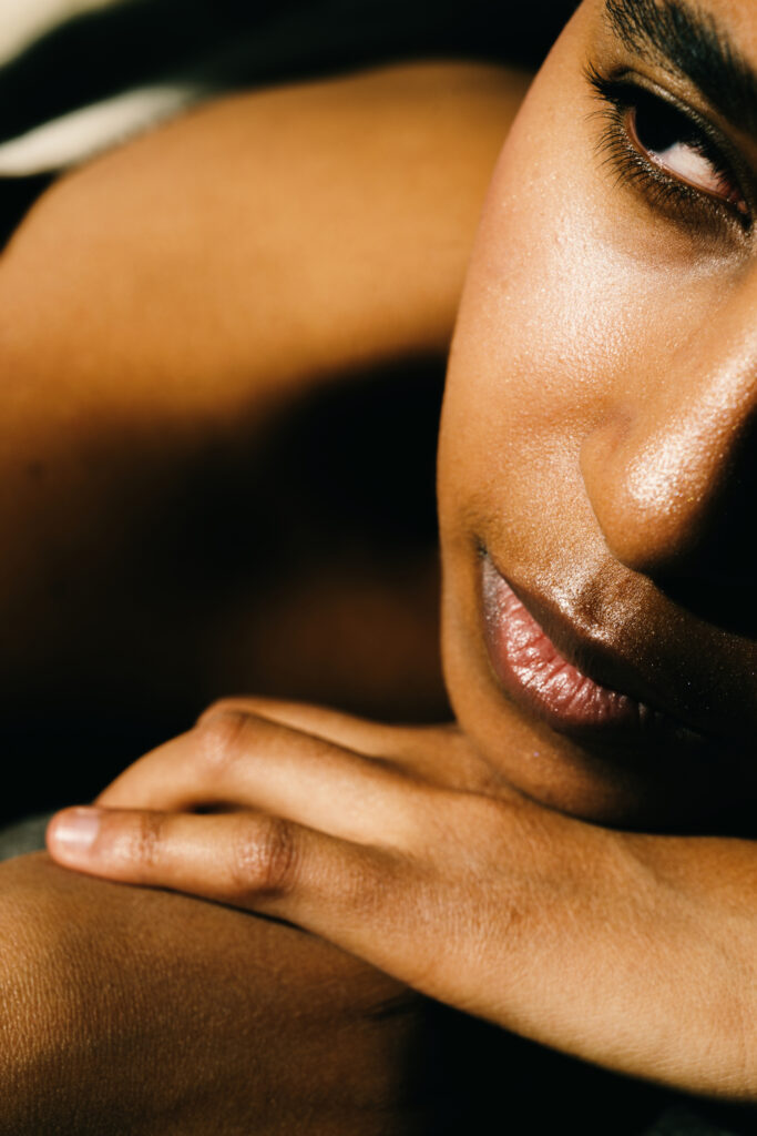 Nahaufnahme einer Person